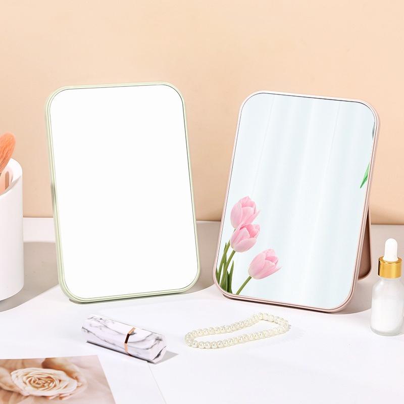 Desktop High Definition Makeup Mirror Women Bathroom Desktop Simple Foldable Makeup Mirror