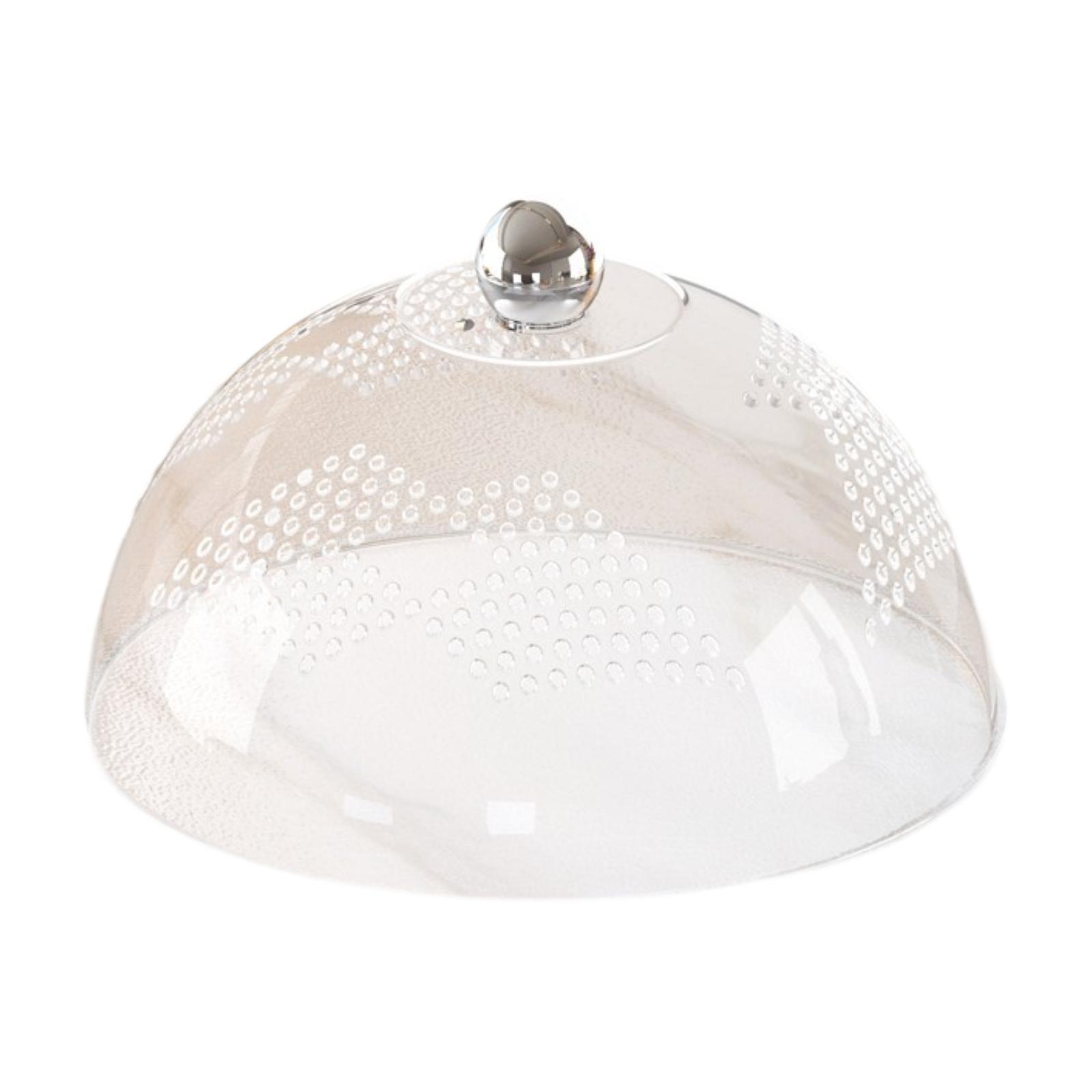 Serving Plate Cover PETG Dome Food Protector Ventilated Design for Events BBQ and Home Dishes