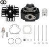 For Yamaha PW50 QT50 1979-2017 50cc Engine Piston Cylinder Head Top End Kit