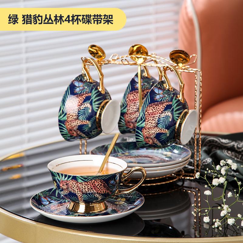 Bone China Creative Coffee Cup Saucers Set for English Afternoon Tea Party Home Decoration Mug Drinking Set