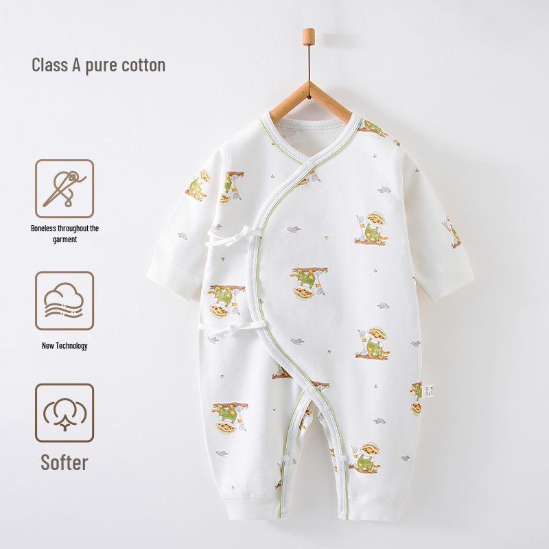 Baby-Body aus reiner Baumwolle - Mönch-Strampler für Neugeborene für alle Jahreszeiten (0-3 Monate)