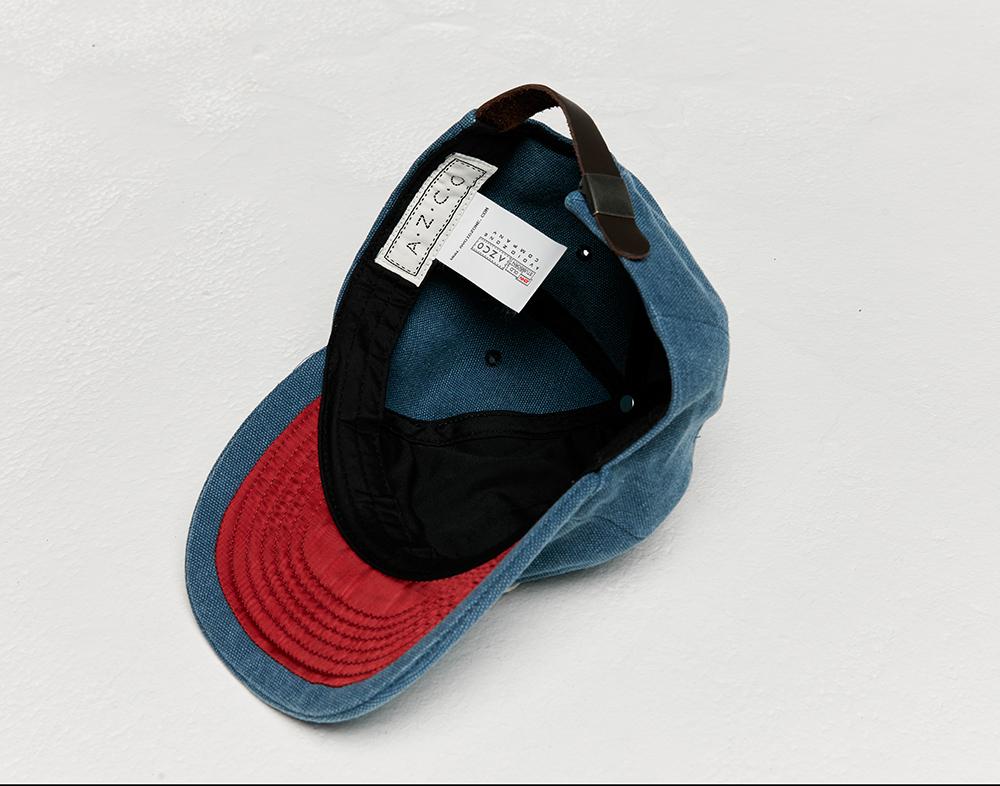 AZCO Pigment All Washed Wp Cap (Blue)