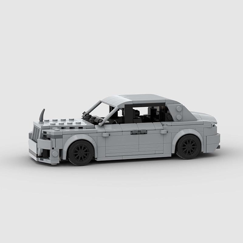 Children's Educational Toy: MOC Building Blocks Race Car Model, Lego-Compatible