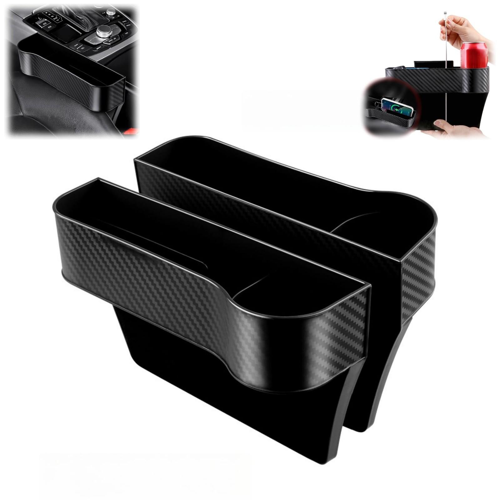 

Car Storage Box, Car Seat Armrest Box, Storage Box One Size чорний