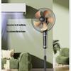 Camel Copper Electric Oscillating Floor Fan with Timer & Remote - Low Noise Industrial Stand Fan