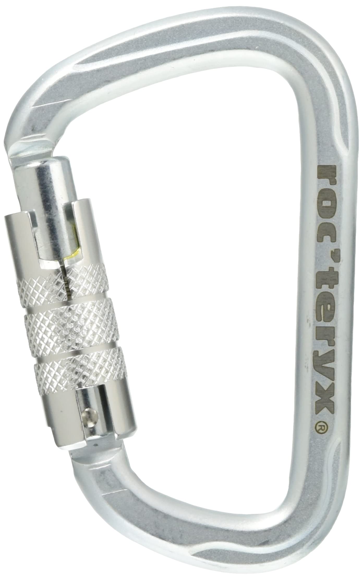 

Climbing Steel D Triple RTF249LK3T Roc teryx Carabiner, Lock, Silver,