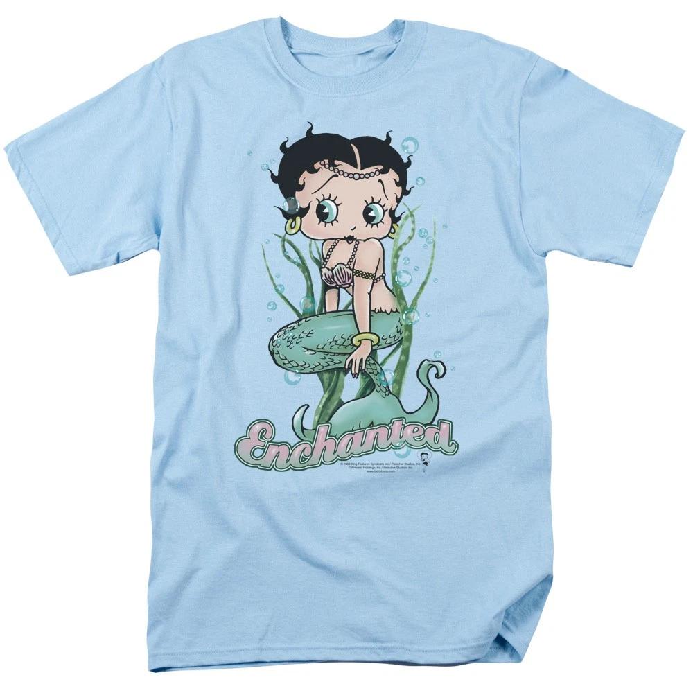 Betty Boop - Enchanted Boop - Unisex Short Sleeve Children s T-shirt - Blue 110