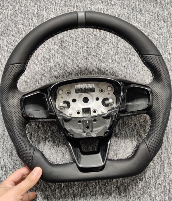 Fit for Ford Transit Custom 2019+ Perforated Leather Steering Wheel Replacement