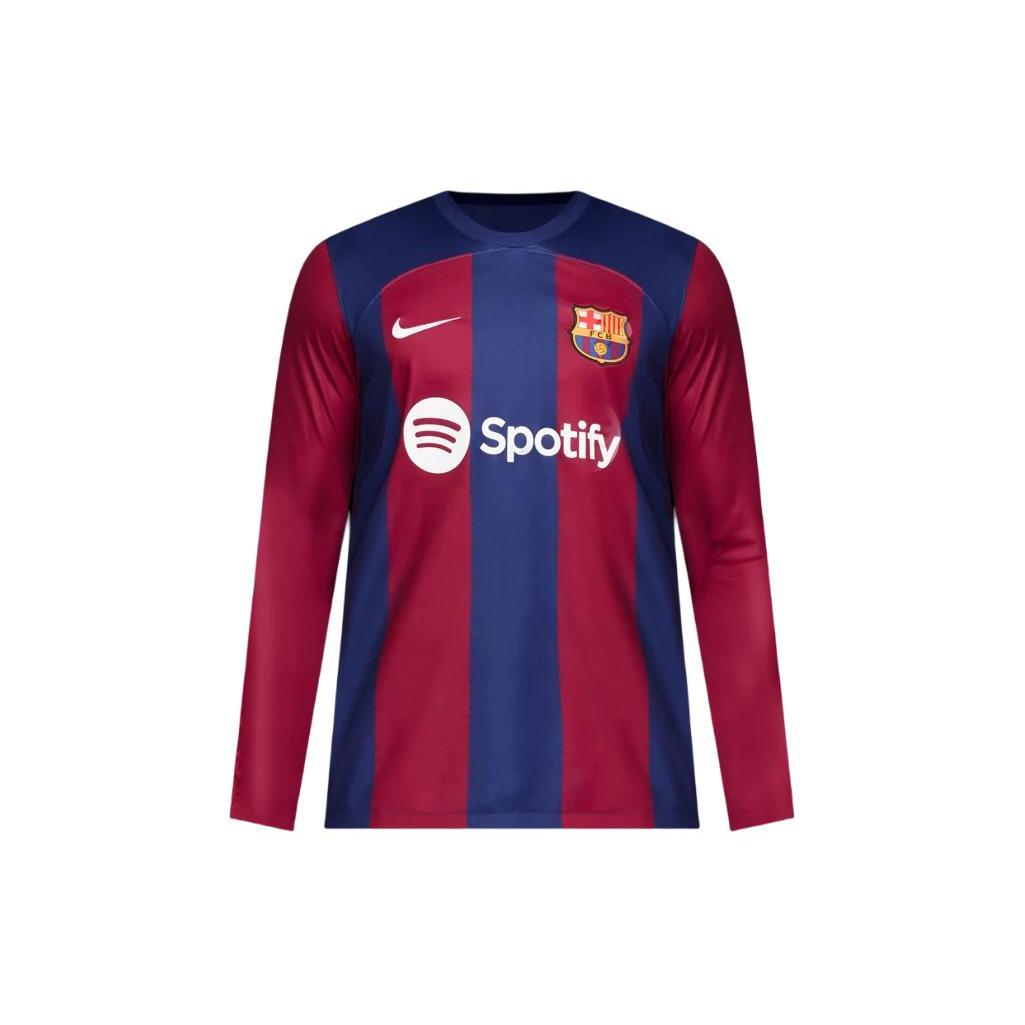 

Nike FC Barcelona 2023/24 Stadium Home Soccer Jersey Men s Dark Royal Blue/Noble Red/White DX2636-456 XL
