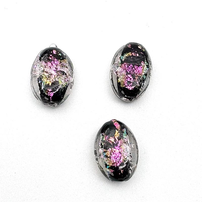 Multi-color Starry Sky Glass Beads – Irregular Shape, Hole for DIY Handmade Phone Chain Accessories