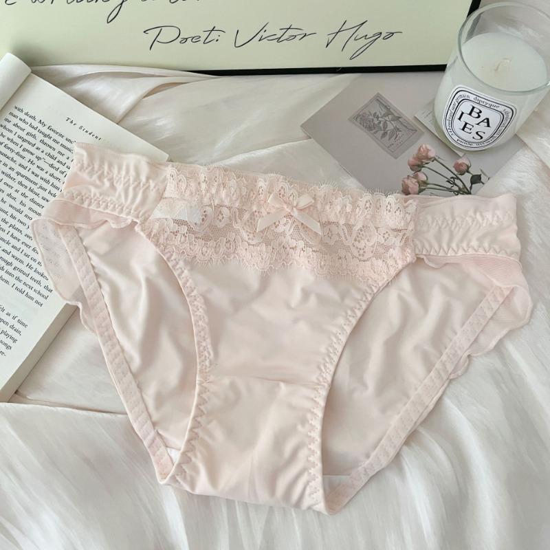 Pure Desire Sexy Sweet Girl Lace Underwear Women's Summer Thin Lingerie Breathable Women's Triangle Panties