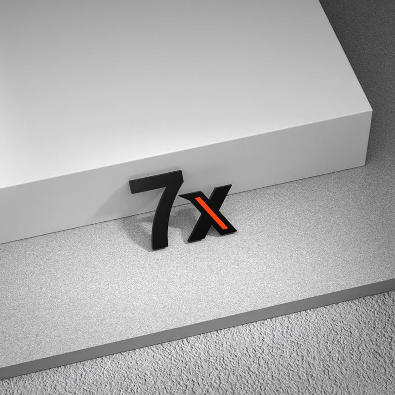 Černý válečník Autoemblém pro modely Zeekr 007GT/001/7X/009/007