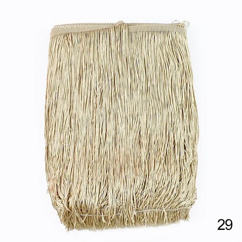 5/8/10M 30cm Long Tassel Fringes for Curtains Lace Trims Dress Fringe Trim Decorative Trimmings Stitching DIY Sewing Accessories