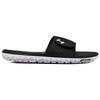 Under Armour Project Rock Fat Tire Slide White Gray Men 3000036-002