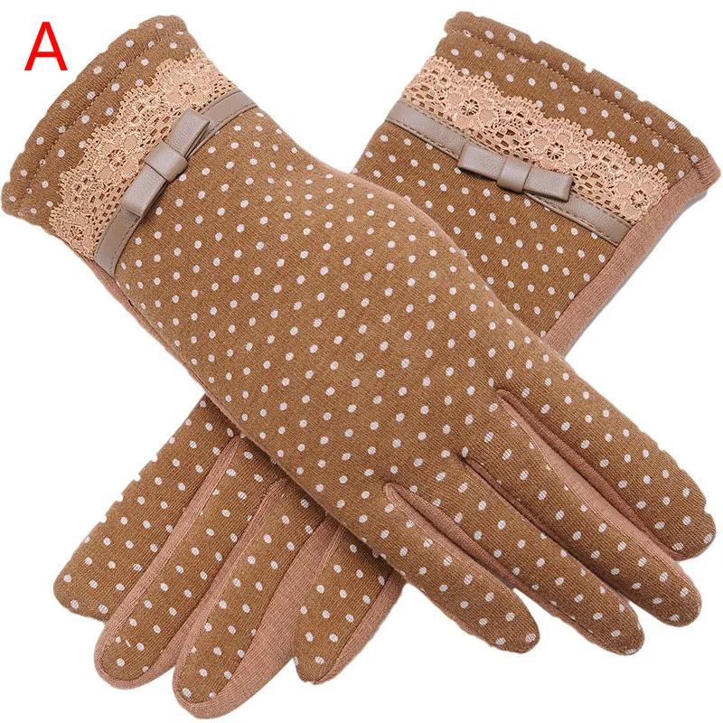 

Новые стильные перчатки для сенсорных экранов для женщин, для занятий спортом на открытом воздухе, для езды на велосипеде и вождения, теплые перчатки без бархата, зимние перчатки A