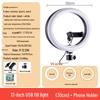 LED Ring Light Set: 10" Fill Light, 16cm Light, 8" Beauty Light, 12" Tri-Color Ring Light, 30cm Ring
