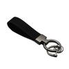 Laser Custom Logo Keyring Box Set Gift Personalized Name Number T Buckle Suede Leather Keychain Bag Car Key Chain Men’s Women‘s