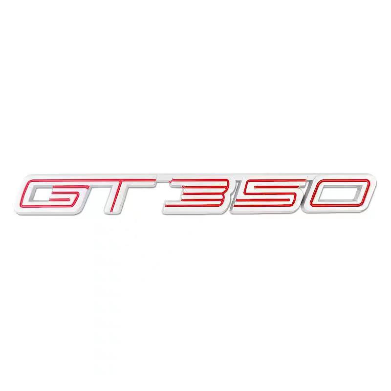 1Pc Car 3D Metal GT350 GT500 Letters Decals Sticker For Mustang GT 500 SHELBY GT350 GT500 Logo Car Body Tail Trunk Badge Emblem Stickers