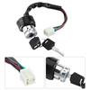 Universal Car Motorcycle 6 Wire In 9 Pin Plug Ignition Switch 3 Position 2 Keys