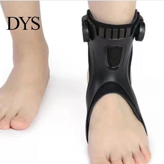 Sock Retention Foot Brace Drop Fixed for Walking Support with Airbag Design Breathable Soft Fleece Comfort Ankle Stabilizer Shoe System Men