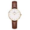 Daniel Wellington Petite St Mawes G White 28mm Women's Watch Leather Casual Elegant Design