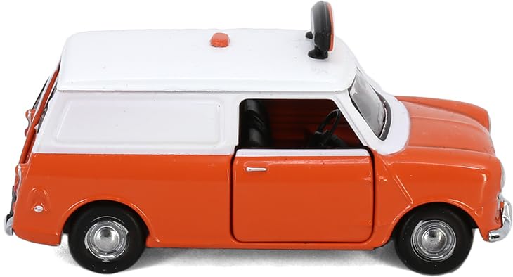 Tiny City Morris Mini Cooper Mk 1 Pantone Color 1/50 (Tigerlily)