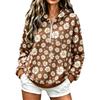 Women's Loose Fit Graphic Print Hoodie Casual Pullover Hooded Sweatshirt for Everyday Wear