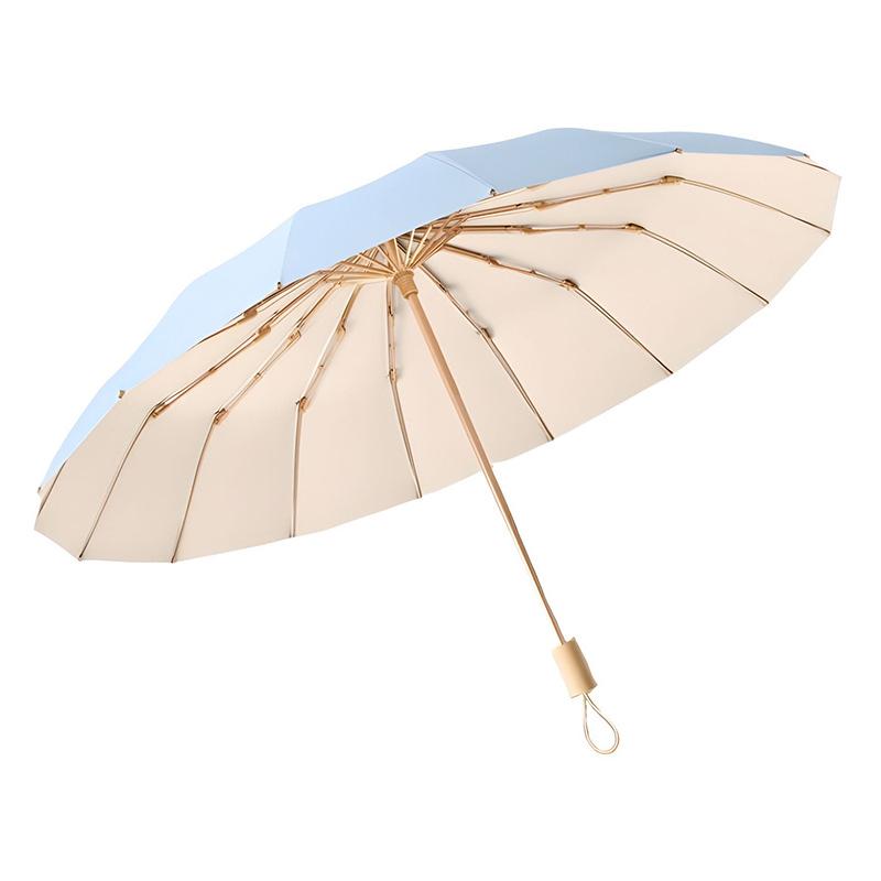 

Великий складаний парасоль на 16 спиць із захистом від УФ - Посилений, потовщений та кольоровий сонцезахисний парасоль для студентів Summer Fresh Fruit - 16-Rib Manual