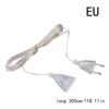 10 Ft Extension Cord For Christmas Lights Invisible 2 Prong Power Cable 220V Electric Cord Extender Light Fixtures Cords Wire