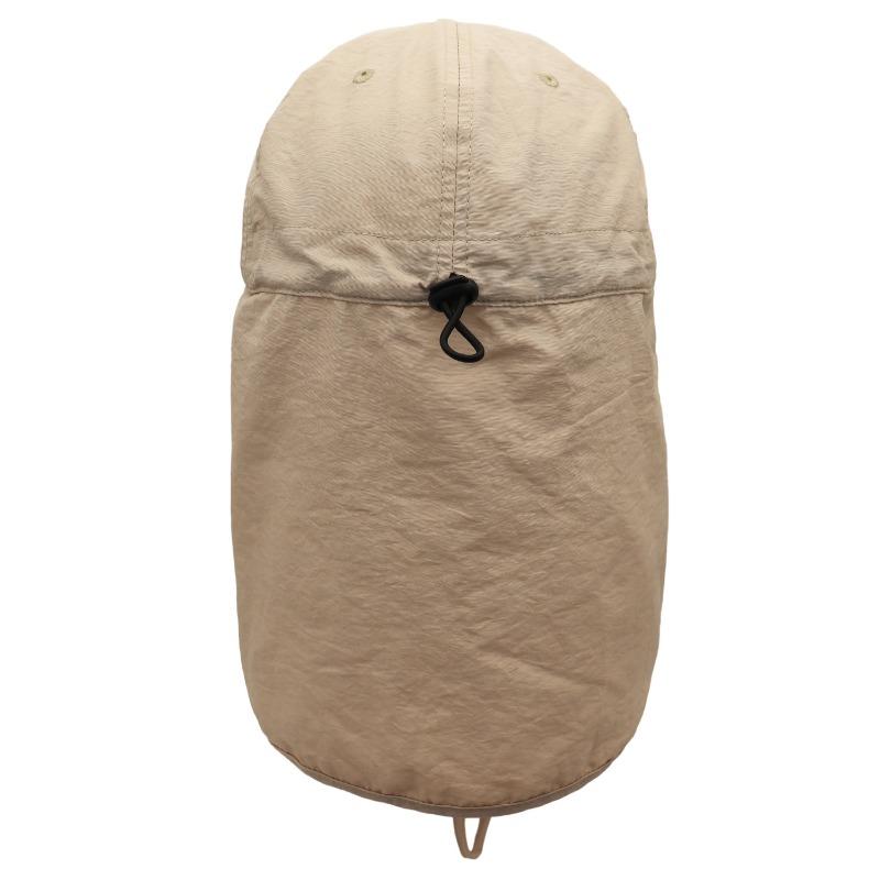 Hat Men's Foldable Brim Sun Hat Outdoor Hiking Fishing Neck Protection Shawl Sun Protection Hat New Summer