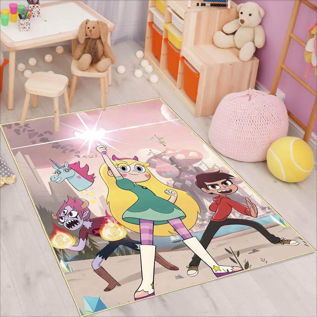 Cartoon Princess Rug, Living Room Cushion, Floor Decoration, Bedroom And Living Room Furnishings