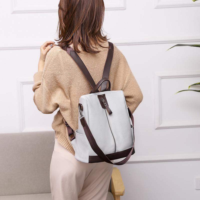 Women's Anti-Theft Backpack Multi-Function Dual-Purpose Shoulder Bag