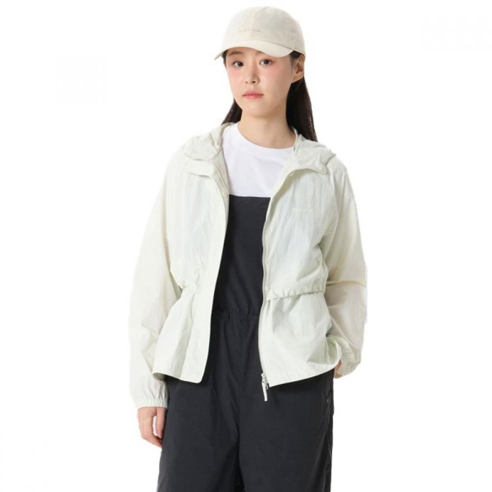 Snow Peak Light TaSlan Women S Windbreaker Lime Mint Large gS S26mwlwb53