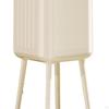 Modern Large Capacity Rolling Trash Can Without Lid for Office, Kitchen, Restaurant, Bathroom.
