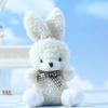 Charming Cartoon Bunny Plush Pendant Doll Perfect For Keychains And Bags