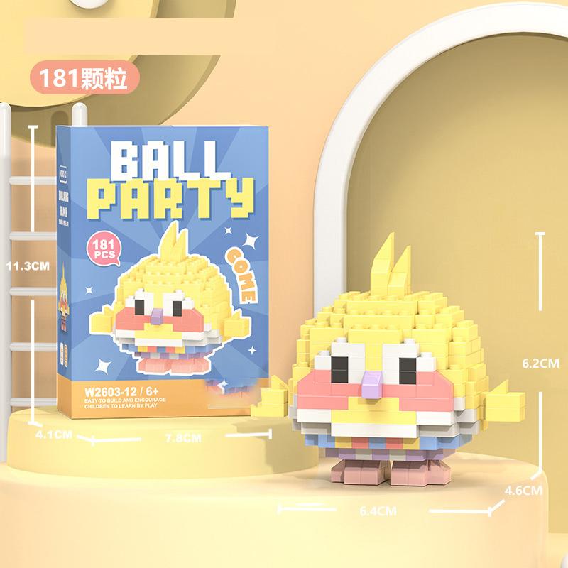 Penguin Constructor Micro Bricks Toys for Children 7 to 10 Year Cat Dog Construction Set for Girl Adults Reindeer Building Block