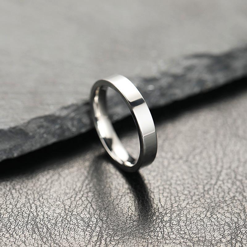 

Женское нетускнеющее парное кольцо из нержавеющей стали 4 мм с ярким, нишевым дизайном 7 белый