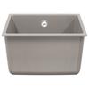 Grey Kitchen Sink 370 X 460 Mm Made of 80percent  Quartz and 20percent  Resin
