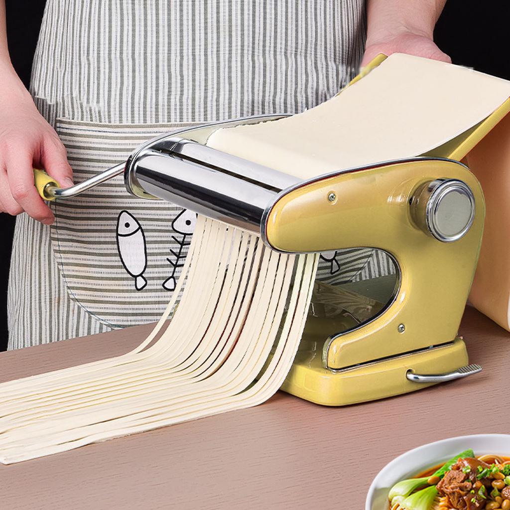 Noodles Maker Multifunction Hand Crank Pasta Machine for Lasagna Fettuccine Dumpling Wrapper