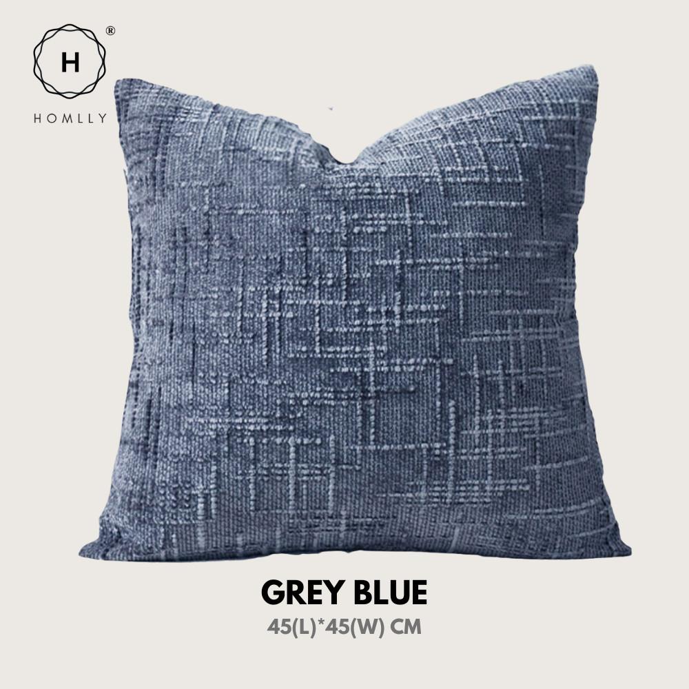 Homlly Fjord Textured Chenille Decorative Pillow Cushion Cover Case (45x45cm) X2PCS