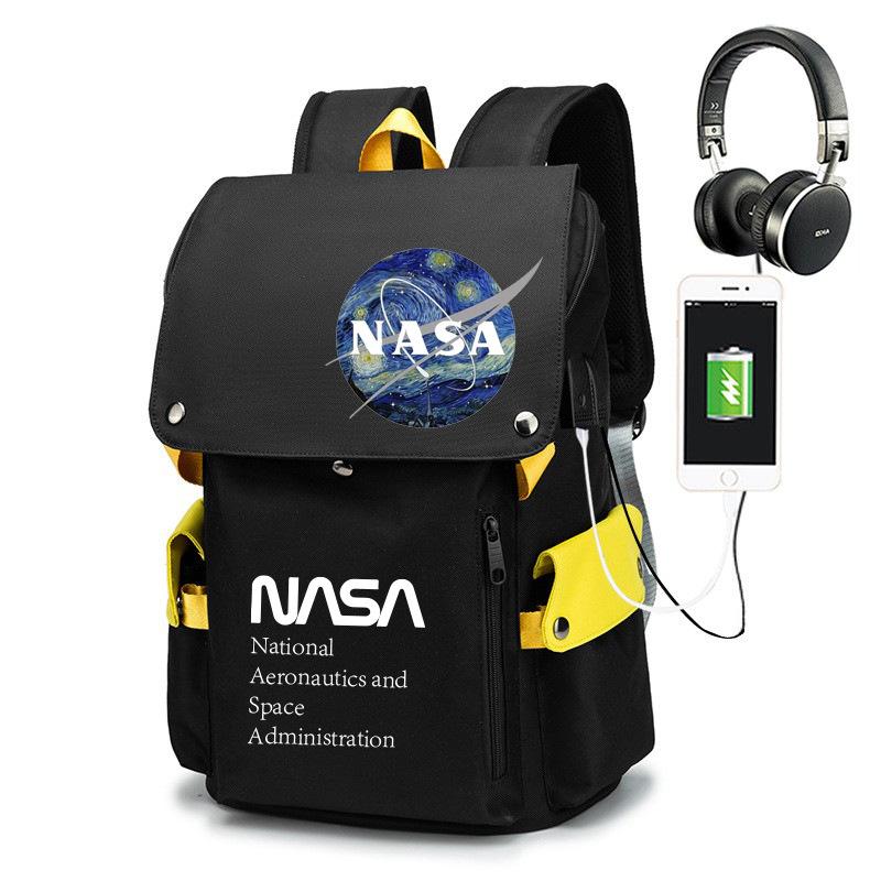 NASA Studentu Mugursoma Vīriešiem Sievietēm Pretaizdzīšanas