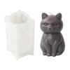 3D Fat Cat Shaped Candle Silicone Mold for DIY Hand-made Candle Ornaments Mould Handicrafts Making Tool Baking Mold