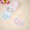 Pet cat scarf, ragdoll scarf, dog saliva scarf, double-sided dog floral scarf