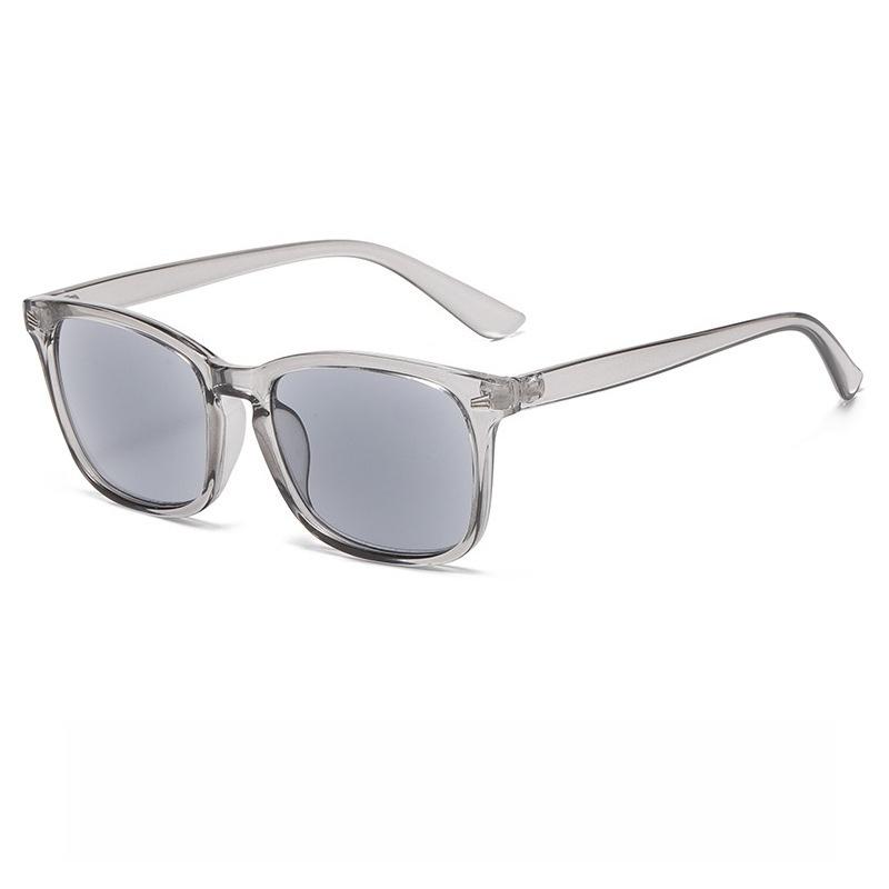 

New Large-Frame Reading Sunglasses Unisex High-Definition Comfort Presbyopia Eyewear with Plus Diopters 0 To +4.0 +4 сірий