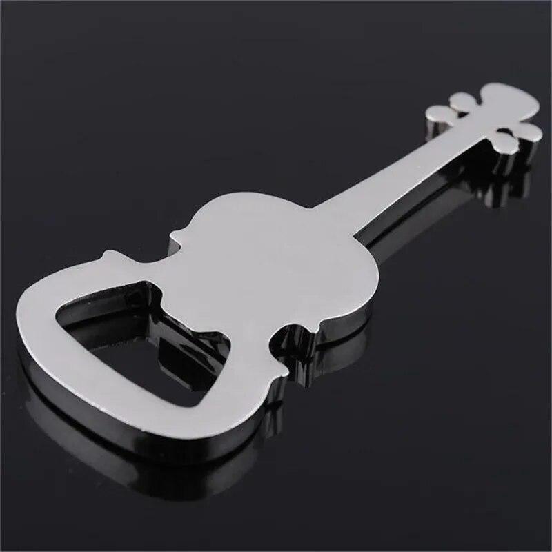 Creative Guitar Beer Bottle Opener Musical Instrument Style Metal Bottle Opener Kitchen Bar Tool
