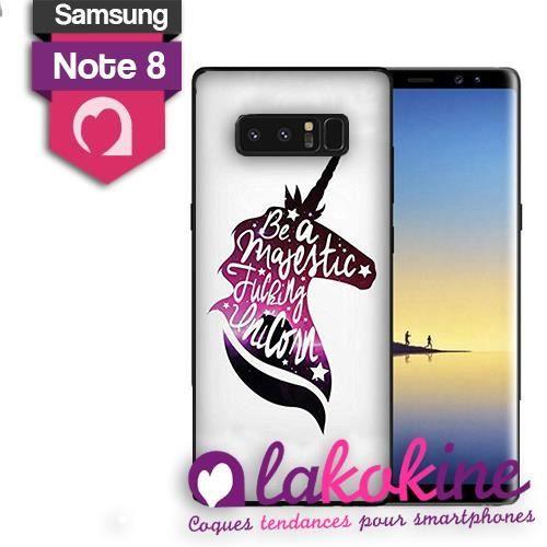 Coque Samsung Galaxie Note 8 Unicorne Cartoon