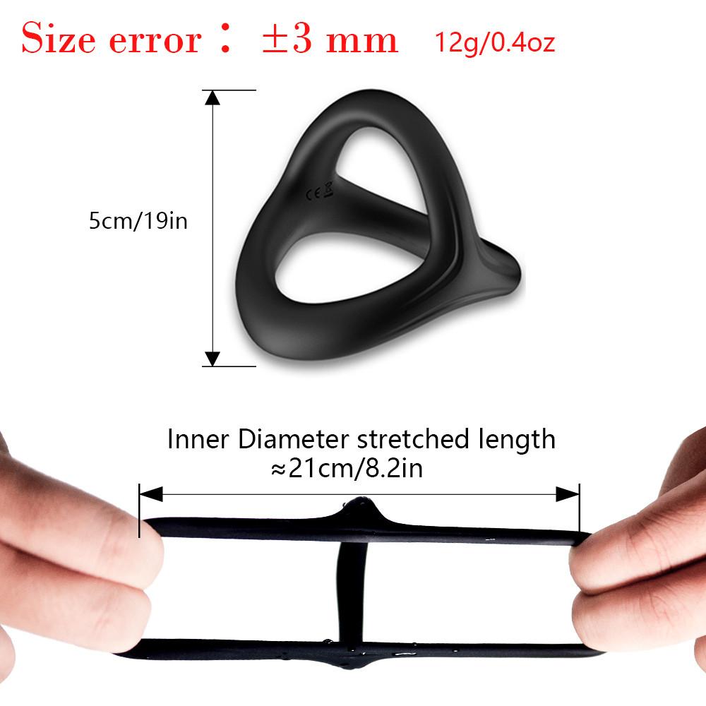 Double Men's Ring Penis Cock Ring Delay Ejaculation Couple Ring Dick Accessories for Sex Games Sexulaes Toys