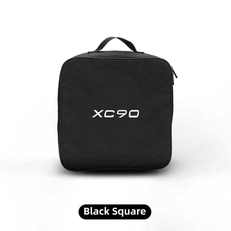 Car Charging Cable Organizer Trunk Storage Bag For Volvo XC90 XC60 C30 T6 S60 C70 XC40 V40 XC70 V70 V60 V50 S80 S40 AWD V90 S90