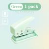 Kawaii Cute Office School Binding Supplies Stationery Single Ring Mini Hole Punch 1 Hole Portable Round Hole Puncher