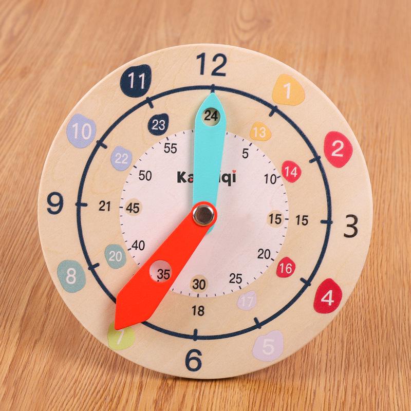 Children s Wooden Educational Digital Clock for Early Education and Time Learning